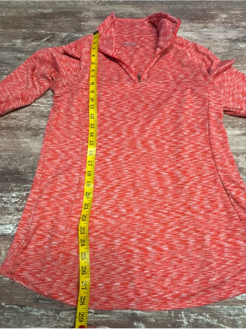 Columbia Quarter Zip Athletic Pullover Layer Shirt Hike Camp Outdoor Athletic XL - Picture 6 of 7